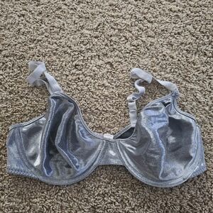 🎁 Shimmering Silver Women's Bra
